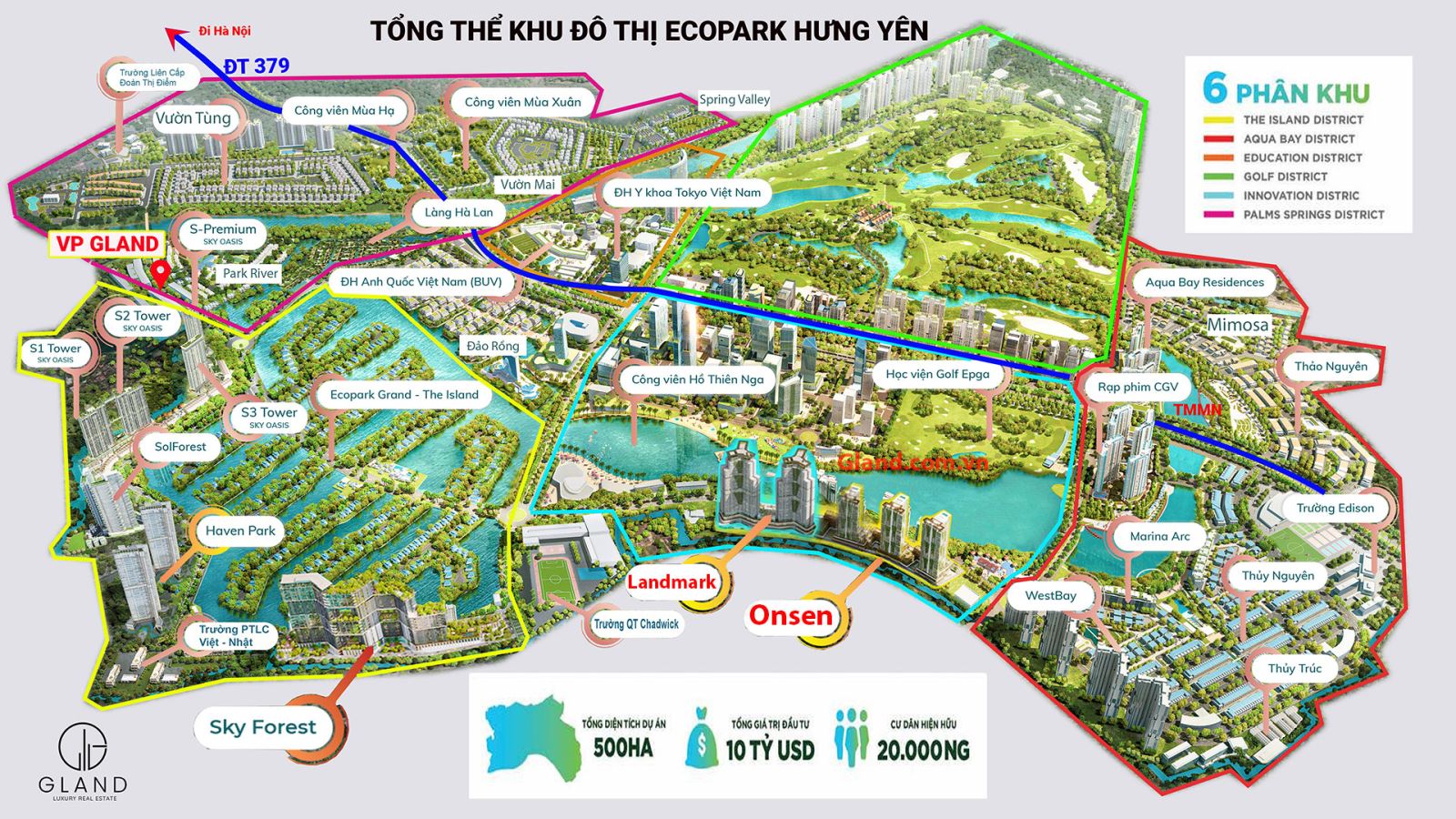 Khu đô thị Ecopark Hà Nội ở đâu? Khám phá tiện ích đẳng cấp và hệ sinh thái hoàn chỉnh